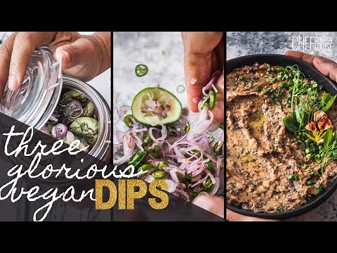 3 Glorious Vegan Dips Recipes