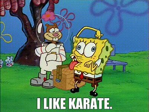 I like karate.