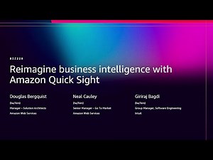 AWS re:Invent 2025 - Reimagine business intelligence with Amazon Quick Sight (BIZ228)