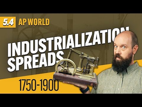 The SPREAD of INDUSTRIALIZATION from 1750-1900 [AP World History Review—Unit 5 Topic 4]