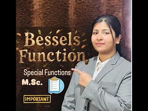 Bessel's Function #special #function #msc #maths #exam #important #proof #facts #content #learning