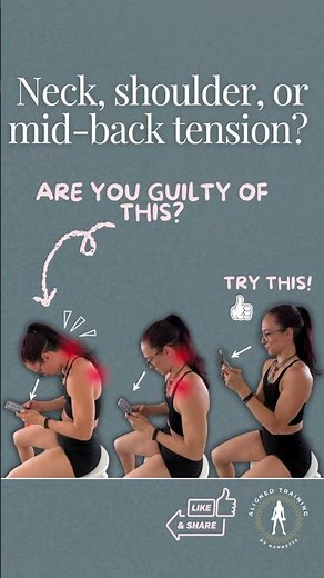 Fix Tech Neck: Why Looking Down at Your Phone Adds 60 lbs of Pressure 😳📱