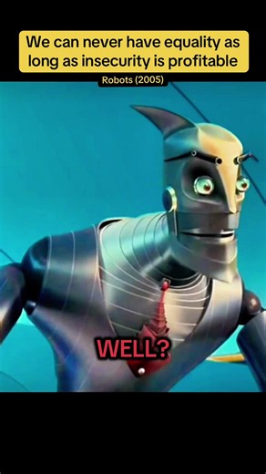 They buried this message in a kids movie #robots #pixar #hidden