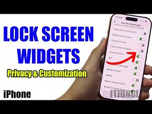 iPhone Lock Screen Widgets: Show or HIDE Info (Privacy & Customization!)