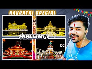 I Visited Every Temple In Minecraft | Navratri Special 2025 #minecraft