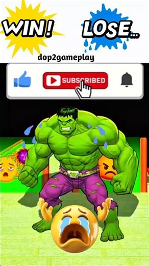 Hulk vs Monster 😡🔥 | Angry Emoji Challenge #shorts #gaming #viral #funny #tiktok