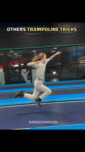 Normal trick VS King of trampoline tricks ☠️