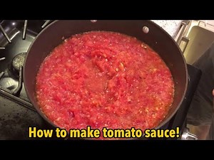 How to make tomato sauce from fresh tomatoes 🍅