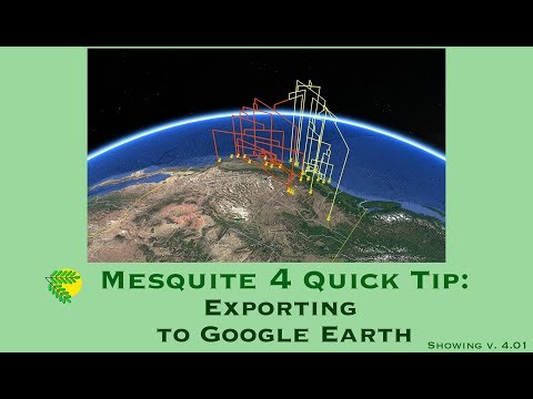 Exporting to Google Earth