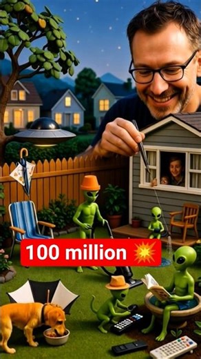 "Building a Hilarious Alien Backyard Invasion Diorama!"(CC)