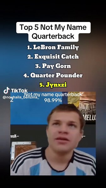 Top 5 Not My Name Quarterback Moments in Football