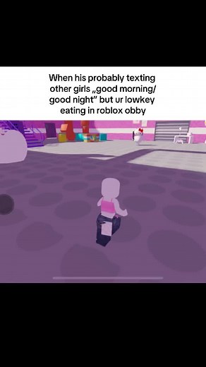 When He's Texting Other Girls While I'm Cooking in Roblox Obby