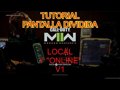 SPLIT SCREEN TUTORIAL COD MODERN WARFARE 2 MULTIPLAYER ONLINE & LOCAL GAMEPLAY