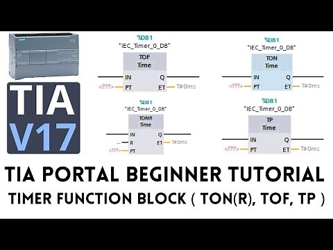 TIA portal tutorial - Timer function block