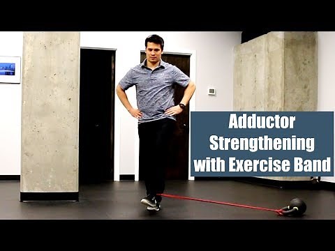 Adductor Muscle Pulls with Exercise Band | Groin Muscle Strengthening