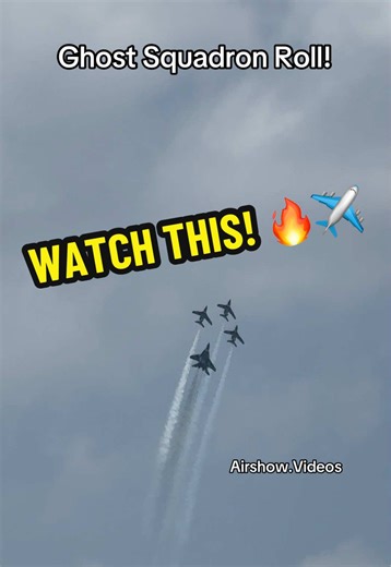 Ghost Squadron Jet Team Performs Stunning Diamond Roll