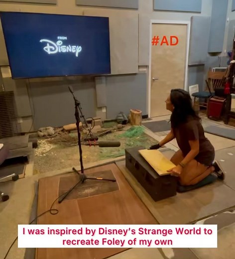 How I would make sounds for the new Disney animation, Strange World [Ad] In theaters November 23rd! #StrangeWorld @Disney #DisneyStudios #Disney #animation #behindthescenesanimation #Reelfoleysound #foley #foleyartist #asmr #fyp #postproduction #lovemyjob #bts #audio #sound