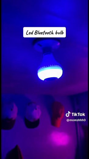 Wireless RGB Bluetooth led bulb it displays different led colors and comes with remote Price : N5500 #fyp #dailyneedsndecor #led #vibelight #foryourpage