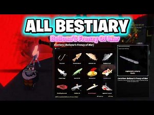 How To Complete bellona's Frenzy Of War Bestiary In FISCH