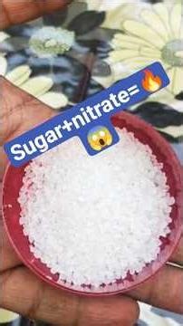 Sugar + Nitrate + Sulphur Rocket Fuel Science 🔥 | Safe Experiment#viralshort #experiment