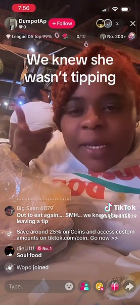 We call it how we see it and she said she ain’t tippin #fyp #tiktokshop #tiktok