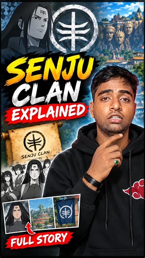 Senju Clan Explained 🌟 #anime #senju #shorts #naruto