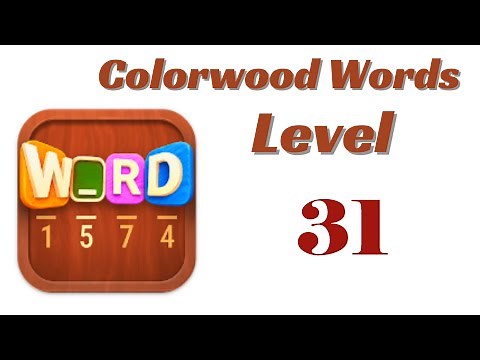 Colorwood Words Level 31 Answers | Colorwood Words - Cryptogram