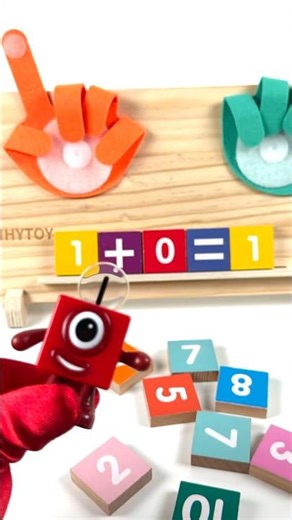 Learn Adding with Numberblocks | Toddler Learning | 1+0=1 | Like & Subscribe ☺️