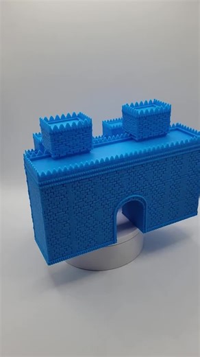 Ishtar Gate Model, Ancient Babylon Landmark, Mesopotamian Architecture, Archaeology Gift, Babylon Diorama Model, Museum Display, Scale Model - Etsy