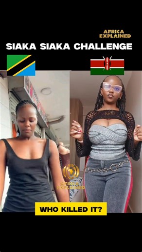Kenya vs Tanzania Dance Challenge #siakasiaka #tanzania #duet #mejjagenge