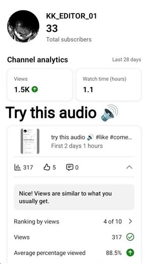 try this audio 🔊 #like #commen #coment #edit #subscribe
