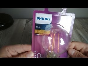 Unboxing PHILIPS LED BULB 7W E27 Warm White Edison LED Bulb