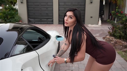 EmjayPlayss Curvy Busty PAWG Rides Closing The Highway To Race a Ferrari? Wild POV Adventure