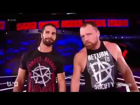 Dean Ambrose Return to help Seth Rollins, Raw Aug 13, 2018