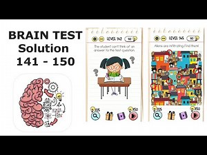 Brain Test Level 141 142 143 144 145 146 147 148 149 150 Solution / Walkthrough