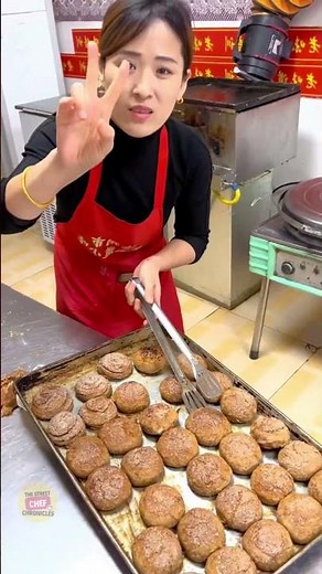 Fluffy Bread Puff Filled With Jam 🍓✨ | Sweet Treat!