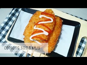 Jajanan Pinggir Jalan Korea - Corndog Sosis+Keju Quick Melt Mudah dan Enak | #4