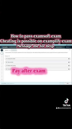 How to pass examplify exam! How to cheat on proctored exam!