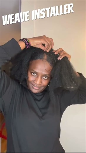 Weave Installation I Diy Hair Expert #youtubeshorts #subscribe