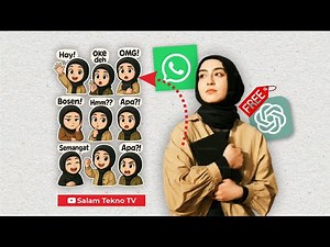 How to Make Funny WhatsApp Stickers from Your Own Photos Without Any App! Just Use ChatGPT for Free!