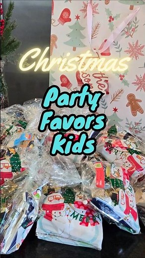 Easy Christmas Party Favors for Kids 🎄🎁 #christmas #partyfavors