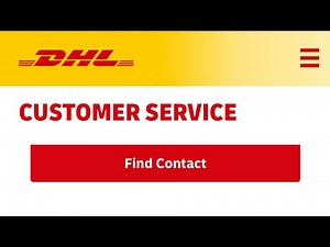Contact DHL Customer Service | DHL Customer Support