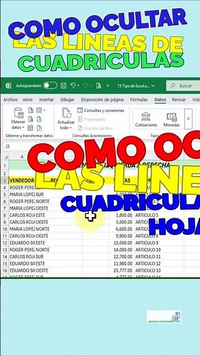 Tips to hide gridlines in Excel sheets