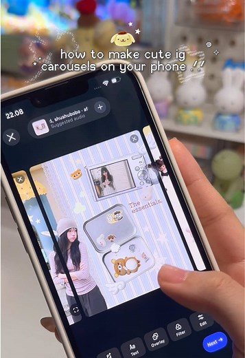 Cute IG Carousel Design Tutorial for Phone (Quick Guide)