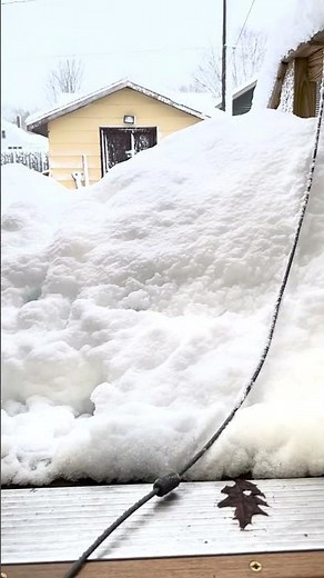 Ishpeming in Michigan's Upper Peninsula was buried in at least two feet of snow in an April blizzard