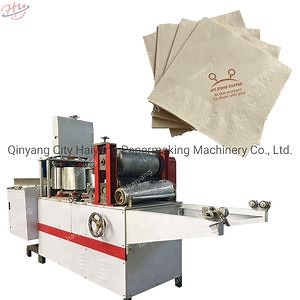 [Hot Item] Paper Converting Embosser Automatic Embossed Napkin Cutting and Folding Machine