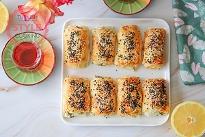 Turkish White Cheese Borek Recipe | Turkish Style Cooking