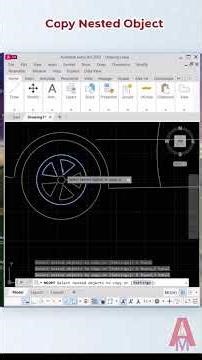 Copy Nested Object | #autocad #cad