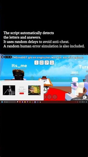 DOMINATING ROBLOX LAST LETTER WITH AN AI #gaming #games #tech