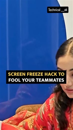 𝐓𝐞𝐜𝐡𝐧𝐢𝐜𝐚𝐥 𝐀.𝐊 on Instagram: "Fake Screen Freeze 🥶 #reel #viral #screenfreeze"